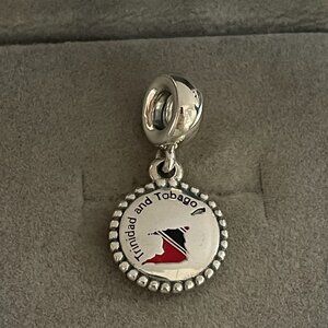 Pandora Republic of Trinidad and Tobago Flag Map Exclusive Charm
